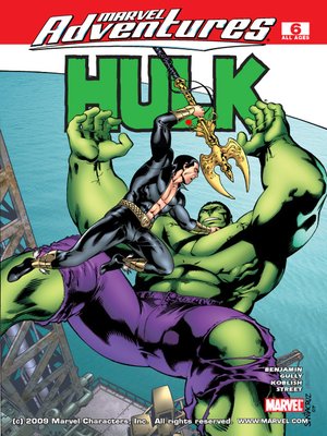 cover image of Marvel Adventures Hulk, Issue 6